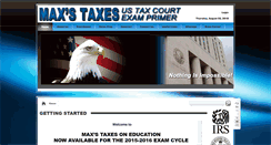 Desktop Screenshot of maxtax.com